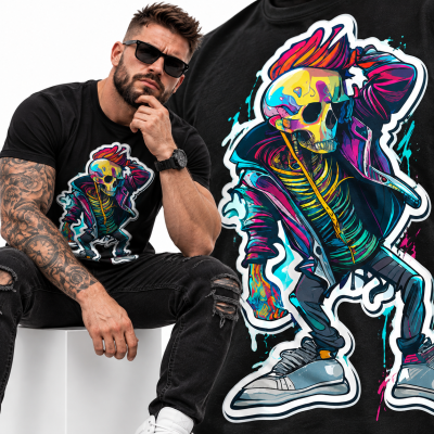 KOSZULKA  HORROR SKULL ONE 1